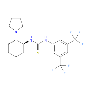 1-[3,5-BIS(TRIFLUOROMETHYL)PHENYL]-3-[(1S,2S)-2-(PYRROLIDIN-1-YL)CYCLOHEXYL]THIOUREA - Click Image to Close