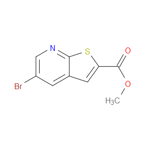METHYL 5-BROMOTHIENO[2,3-B]PYRIDINE-2-CARBOXYLATE