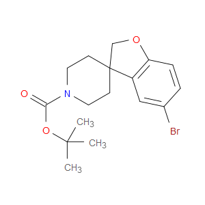 TERT-BUTYL 5-BROMO-2H-SPIRO[BENZOFURAN-3,4'-PIPERIDINE]-1'-CARBOXYLATE - Click Image to Close