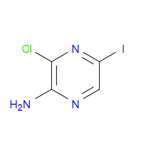 3-CHLORO-5-IODOPYRAZIN-2-AMINE