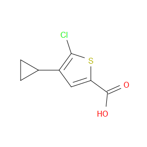 5-CHLORO-4-CYCLOPROPYLTHIOPHENE-2-CARBOXYLIC ACID