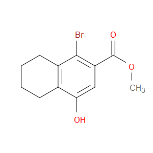 METHYL 1-BROMO-4-HYDROXY-5,6,7,8-TETRAHYDRONAPHTHALENE-2-CARBOXYLATE