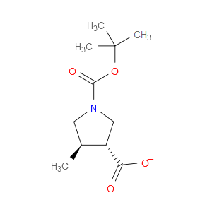 (3R,4R)-REL-1-(TERT-BUTOXYCARBONYL)-4-METHYLPYRROLIDINE-3-CARBOXYLIC ACID