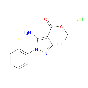 ETHYL 5-AMINO-1-(2-CHLOROPHENYL)-1H-PYRAZOLE-4-CARBOXYLATE HYDROCHLORIDE
