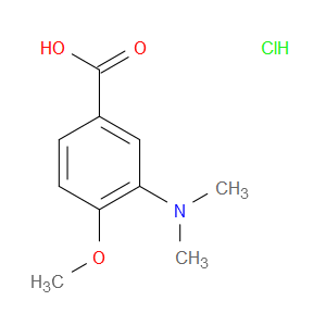 3-(DIMETHYLAMINO)-4-METHOXYBENZOIC ACID HYDROCHLORIDE - Click Image to Close