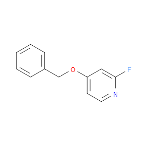 4-(BENZYLOXY)-2-FLUOROPYRIDINE