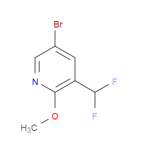 5-BROMO-3-(DIFLUOROMETHYL)-2-METHOXYPYRIDINE - Click Image to Close