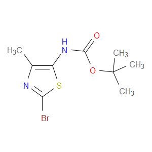 TERT-BUTYL (2-BROMO-4-METHYLTHIAZOL-5-YL)CARBAMATE - Click Image to Close