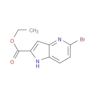 ETHYL 5-BROMO-1H-PYRROLO[3,2-B]PYRIDINE-2-CARBOXYLATE