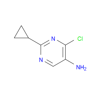 4-CHLORO-2-CYCLOPROPYLPYRIMIDIN-5-AMINE