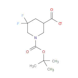 1-(TERT-BUTOXYCARBONYL)-5,5-DIFLUOROPIPERIDINE-3-CARBOXYLIC ACID - Click Image to Close