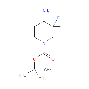 TERT-BUTYL 4-AMINO-3,3-DIFLUOROPIPERIDINE-1-CARBOXYLATE - Click Image to Close