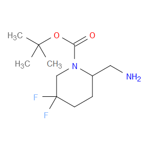 TERT-BUTYL 2-(AMINOMETHYL)-5,5-DIFLUOROPIPERIDINE-1-CARBOXYLATE