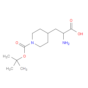 2-AMINO-3-[1-(TERT-BUTOXYCARBONYL)PIPERIDIN-4-YL]PROPANOIC ACID - Click Image to Close