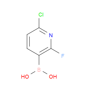 6-CHLORO-2-FLUOROPYRIDINE-3-BORONIC ACID - Click Image to Close