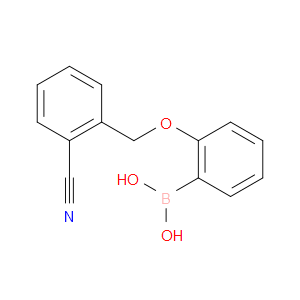 2-(2-CYANOPHENYLMETHOXY)PHENYLBORONIC ACID