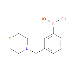3-(THIOMORPHOLIN-4-YLMETHYL)PHENYLBORONIC ACID