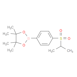 2-(4-(ISOPROPYLSULFONYL)PHENYL)-4,4,5,5-TETRAMETHYL-1,3,2-DIOXABOROLANE - Click Image to Close