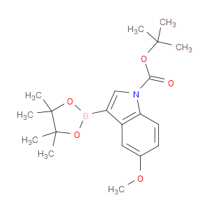 TERT-BUTYL 5-METHOXY-3-(4,4,5,5-TETRAMETHYL-1,3,2-DIOXABOROLAN-2-YL)-1H-INDOLE-1-CARBOXYLATE