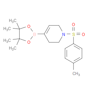 4-(4,4,5,5-TETRAMETHYL-1,3,2-DIOXABOROLAN-2-YL)-1-TOSYL-1,2,3,6-TETRAHYDROPYRIDINE