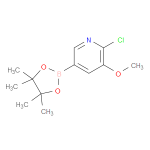 2-CHLORO-3-METHOXY-5-(4,4,5,5-TETRAMETHYL-1,3,2-DIOXABOROLAN-2-YL)PYRIDINE