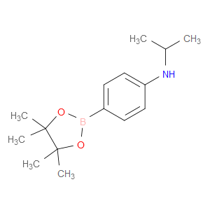 N-ISOPROPYL-4-(4,4,5,5-TETRAMETHYL-1,3,2-DIOXABOROLAN-2-YL)ANILINE