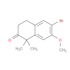 6-BROMO-7-METHOXY-1,1-DIMETHYL-3,4-DIHYDRONAPHTHALEN-2(1H)-ONE - Click Image to Close