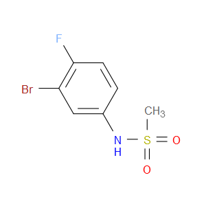 N-(3-BROMO-4-FLUOROPHENYL)METHANESULFONAMIDE