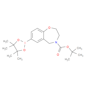 TERT-BUTYL 7-(4,4,5,5-TETRAMETHYL-1,3,2-DIOXABOROLAN-2-YL)-2,3-DIHYDROBENZO[F][1,4]OXAZEPINE-4(5H)-CARBOXYLATE - Click Image to Close