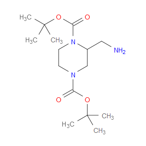 1,4-DI-TERT-BUTYL 2-(AMINOMETHYL)PIPERAZINE-1,4-DICARBOXYLATE - Click Image to Close