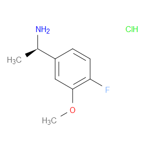 (R)-1-(4-FLUORO-3-METHOXYPHENYL)ETHANAMINE HYDROCHLORIDE