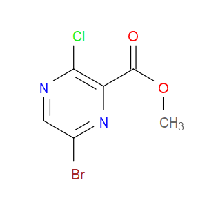 METHYL 6-BROMO-3-CHLOROPYRAZINE-2-CARBOXYLATE