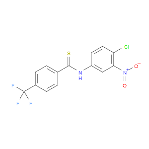 N-(4-CHLORO-3-NITROPHENYL)-4-(TRIFLUOROMETHYL)BENZOTHIOAMIDE