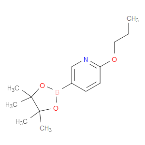 2-PROPOXY-5-(4,4,5,5-TETRAMETHYL-1,3,2-DIOXABOROLAN-2-YL)PYRIDINE