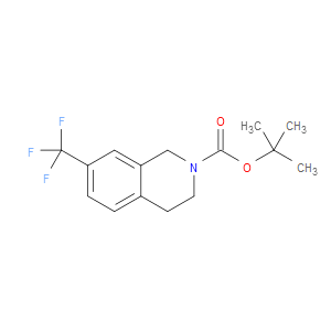TERT-BUTYL 7-(TRIFLUOROMETHYL)-3,4-DIHYDROISOQUINOLINE-2(1H)-CARBOXYLATE