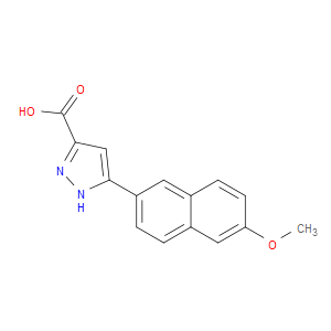 5-(6-METHOXYNAPHTHALEN-2-YL)-1H-PYRAZOLE-3-CARBOXYLIC ACID