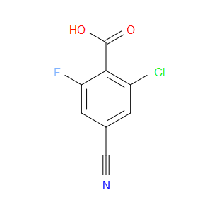 2-CHLORO-4-CYANO-6-FLUOROBENZOIC ACID