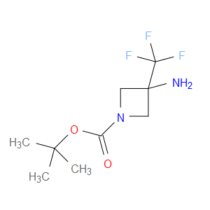 TERT-BUTYL 3-AMINO-3-(TRIFLUOROMETHYL)AZETIDINE-1-CARBOXYLATE - Click Image to Close