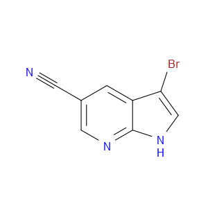 3-BROMO-1H-PYRROLO[2,3-B]PYRIDINE-5-CARBONITRILE - Click Image to Close