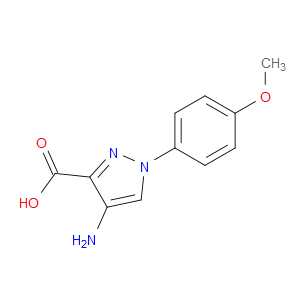 4-AMINO-1-(4-METHOXYPHENYL)-1H-PYRAZOLE-3-CARBOXYLIC ACID - Click Image to Close