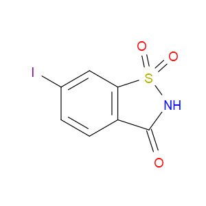 6-IODO-1,2-BENZISOTHIAZOL-3-(2H)-ONE 1,1-DIOXIDE