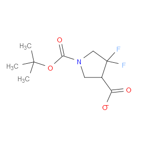 1-(TERT-BUTOXYCARBONYL)-4,4-DIFLUOROPYRROLIDINE-3-CARBOXYLIC ACID - Click Image to Close