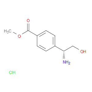 (R)-METHYL 4-(1-AMINO-2-HYDROXYETHYL)BENZOATE HYDROCHLORIDE