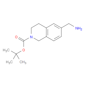 TERT-BUTYL 6-(AMINOMETHYL)-3,4-DIHYDROISOQUINOLINE-2(1H)-CARBOXYLATE