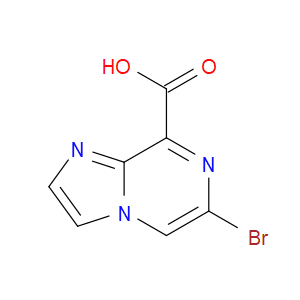 6-BROMOIMIDAZO[1,2-A]PYRAZINE-8-CARBOXYLIC ACID