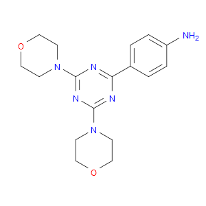 4-(4,6-DIMORPHOLINO-1,3,5-TRIAZIN-2-YL)ANILINE - Click Image to Close