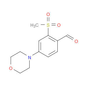 2-(METHYLSULFONYL)-4-MORPHOLINOBENZALDEHYDE