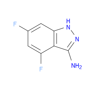 3-AMINO-4,6-DIFLUORO-1H-INDAZOLE