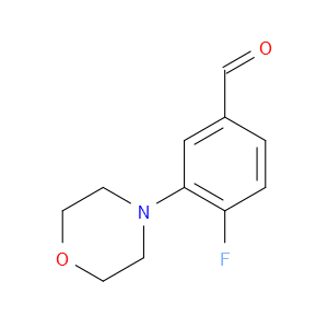 4-FLUORO-3-MORPHOLINOBENZALDEHYDE