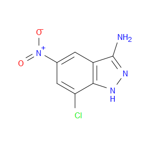 3-AMINO-7-CHLORO-5-NITRO-1H-INDAZOLE